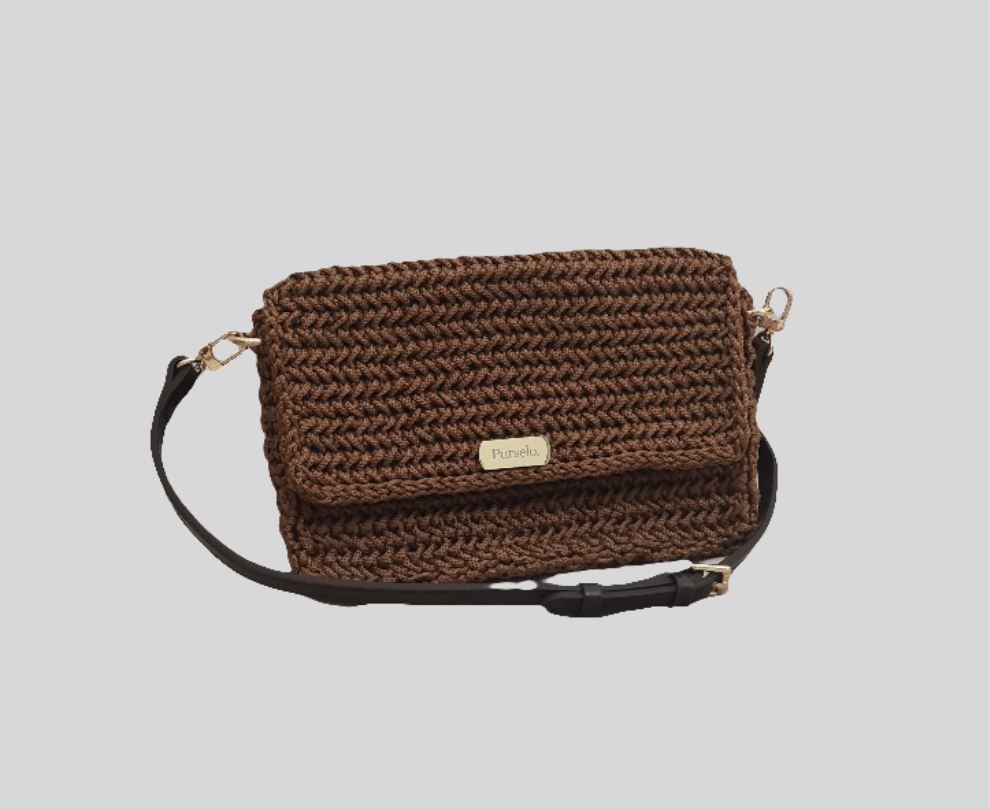 Bolso crochet, bandolera