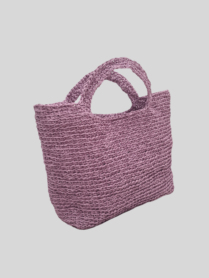 Bolso grande de rafia, bolso de verano