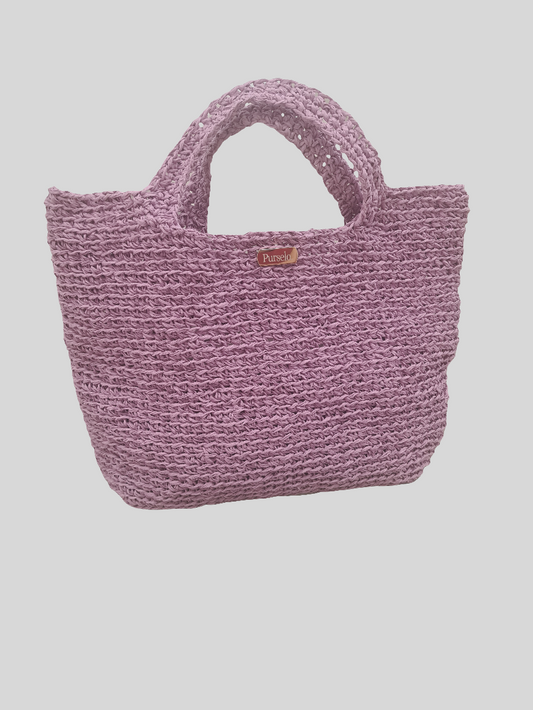 Bolso grande de rafia, bolso de verano