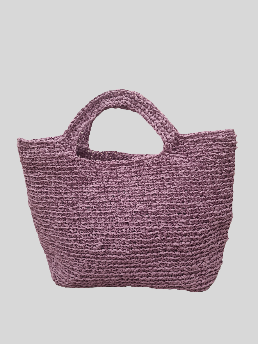 Bolso grande de rafia, bolso de verano