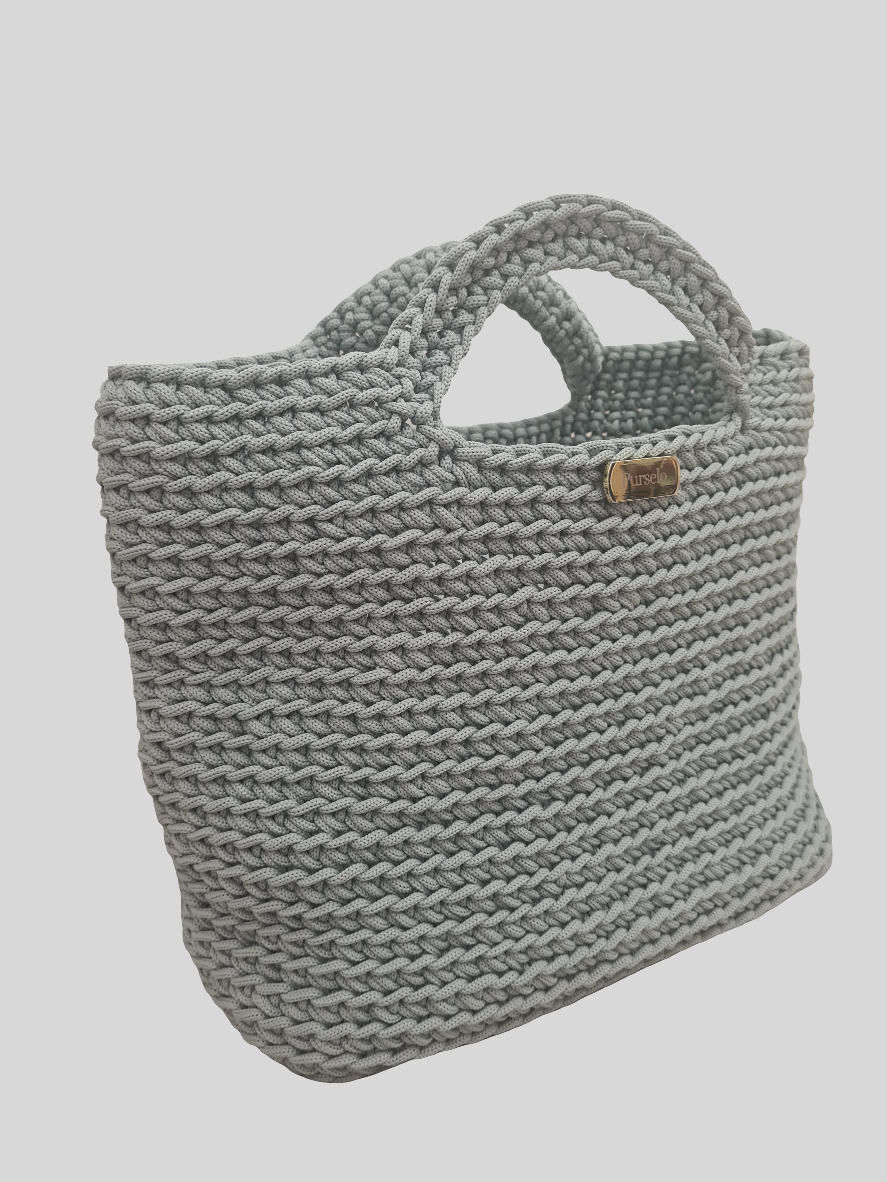 Bolso de ganchillo escandinavo