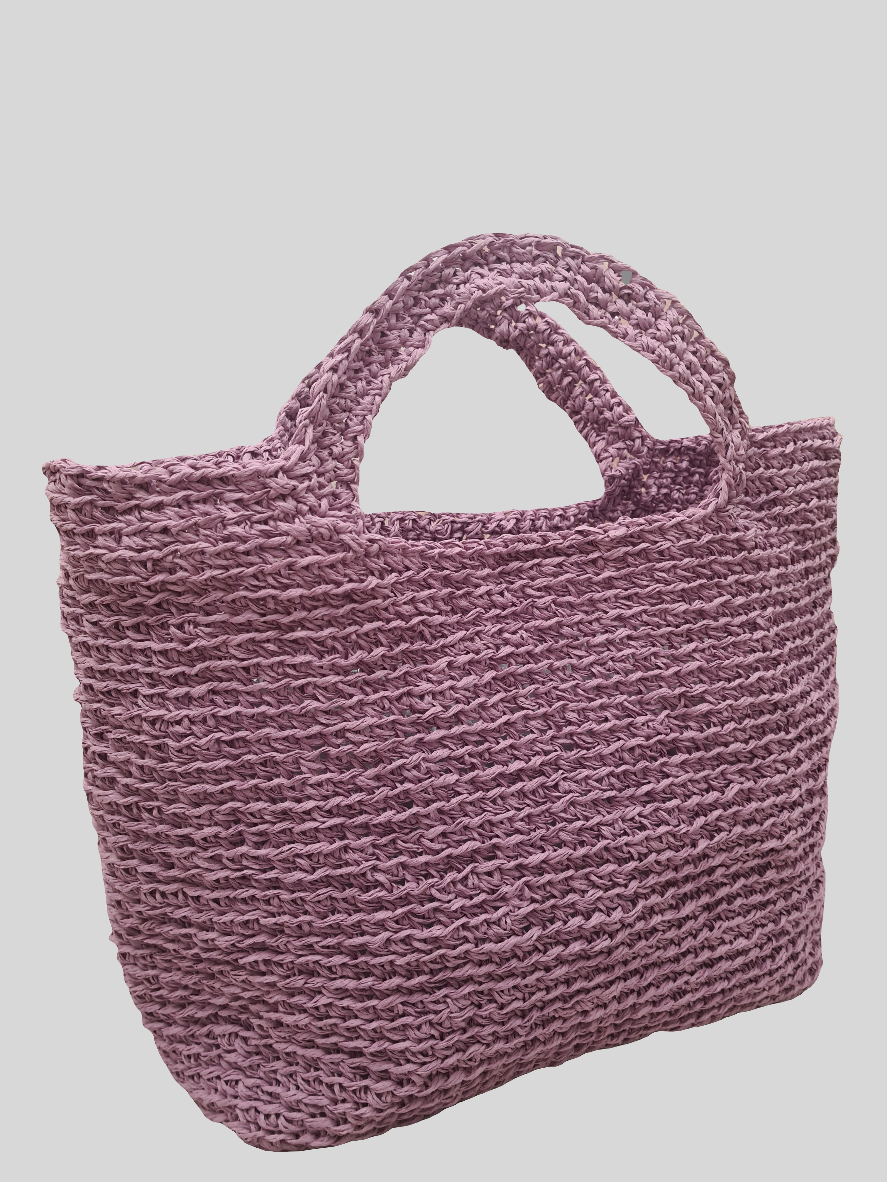 Bolso grande de rafia, bolso de verano