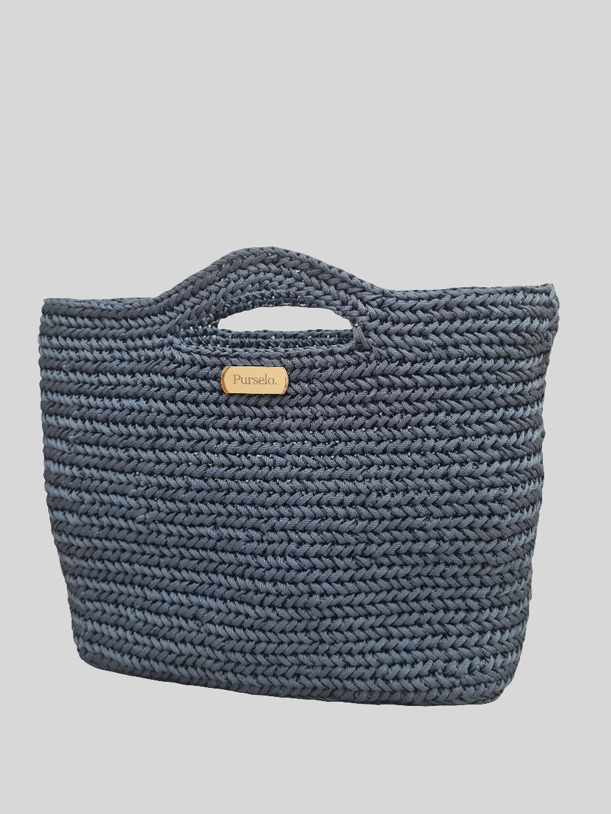 Bolso de mano,crochet bag,bolso de ganchillo,bolso de seda, tote bag