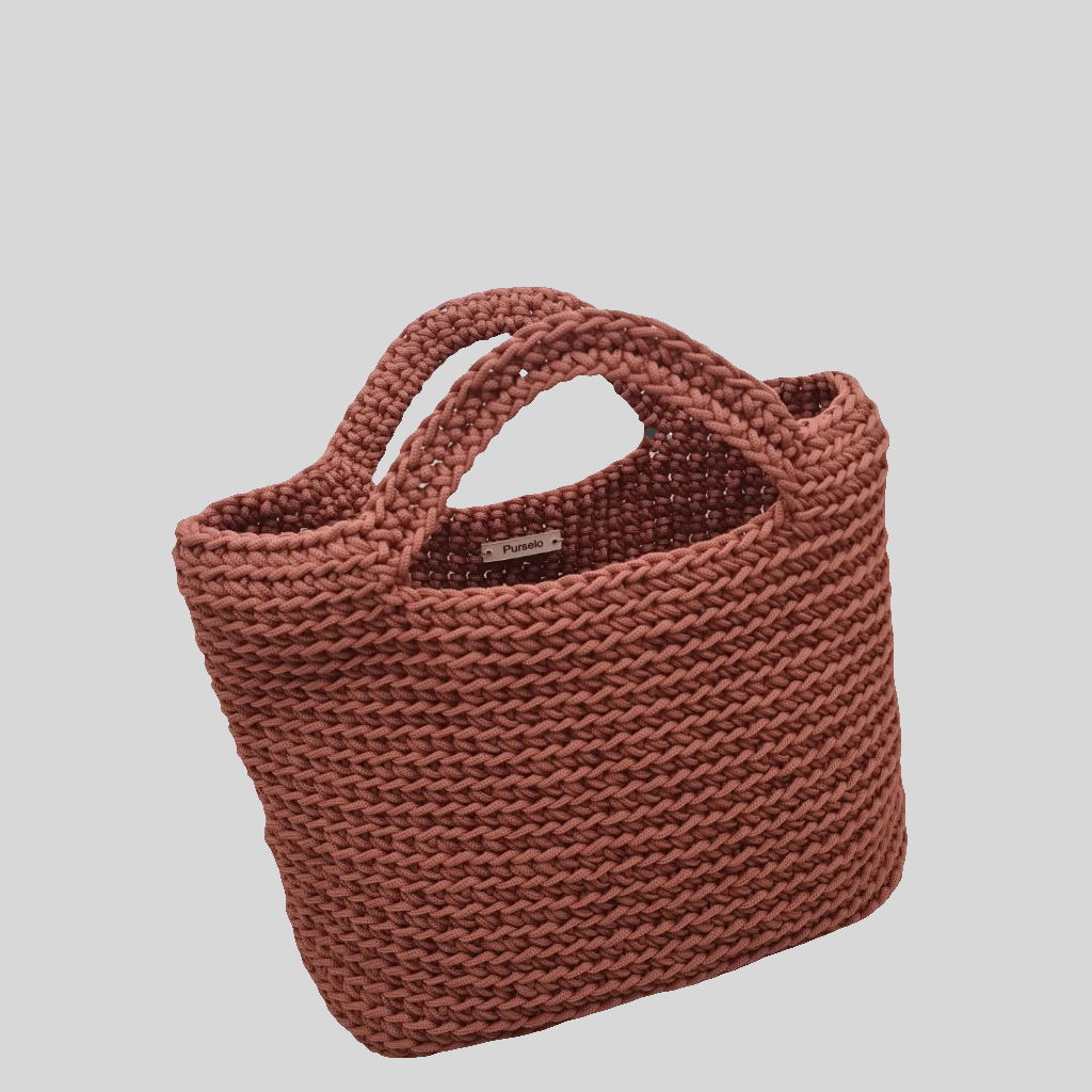 Bolso de ganchillo escandinavo