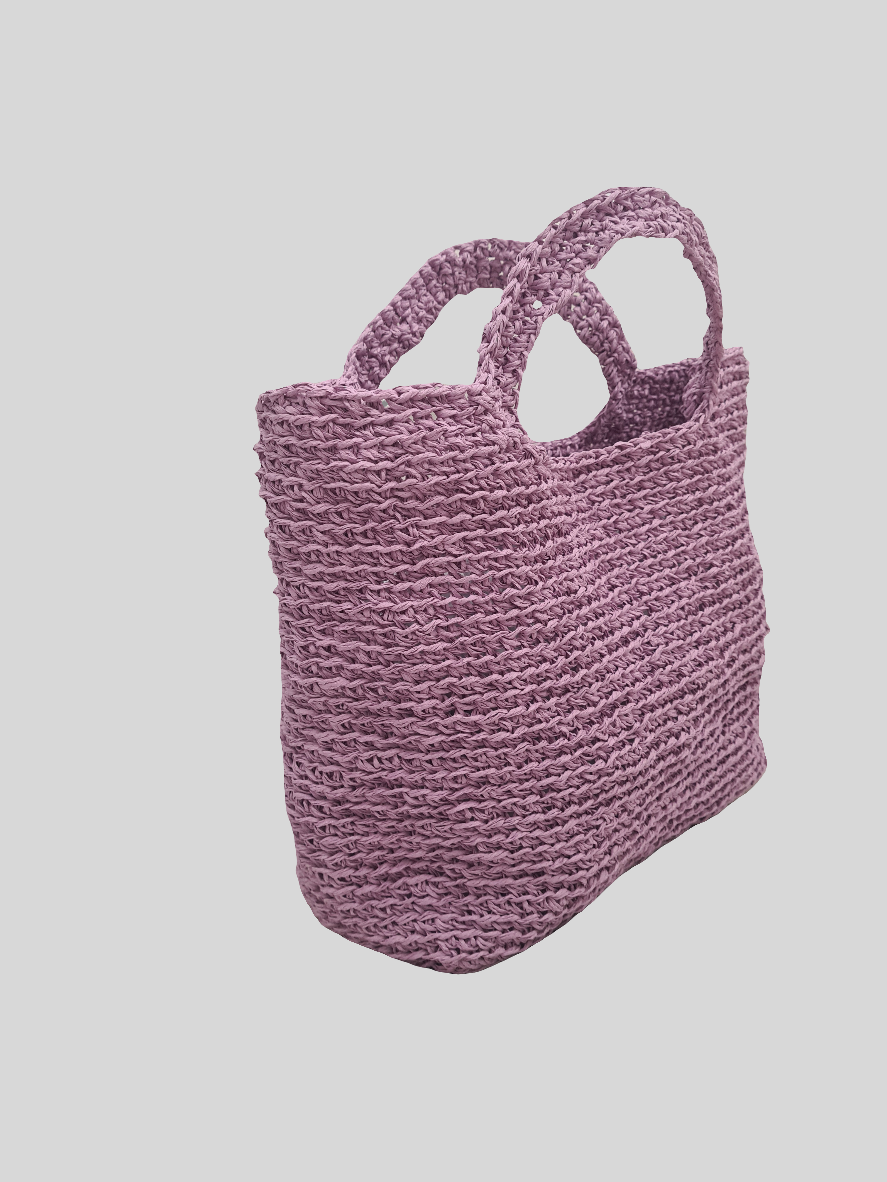 Bolso grande de rafia, bolso de verano