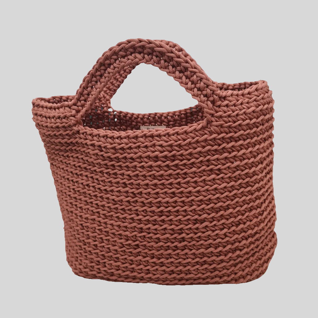 Bolso de ganchillo escandinavo