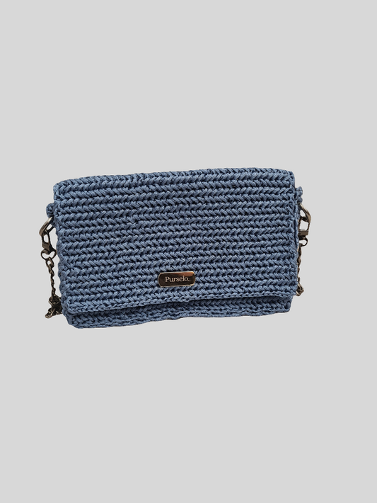 Bolso de seda de hielo y cáñamo,bandolera, clutch